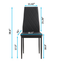 Load image into Gallery viewer, Modern Dining Chair With Diamond Design
