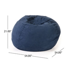 Load image into Gallery viewer, Comfortable High Density Shredded Foam Bean Bag Chair With Removable Cover
