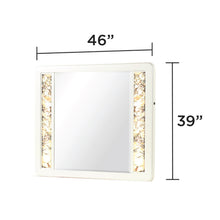 Load image into Gallery viewer, La Pierre - Rectangular Mirror &amp; LED Lighting Panels - Beige
