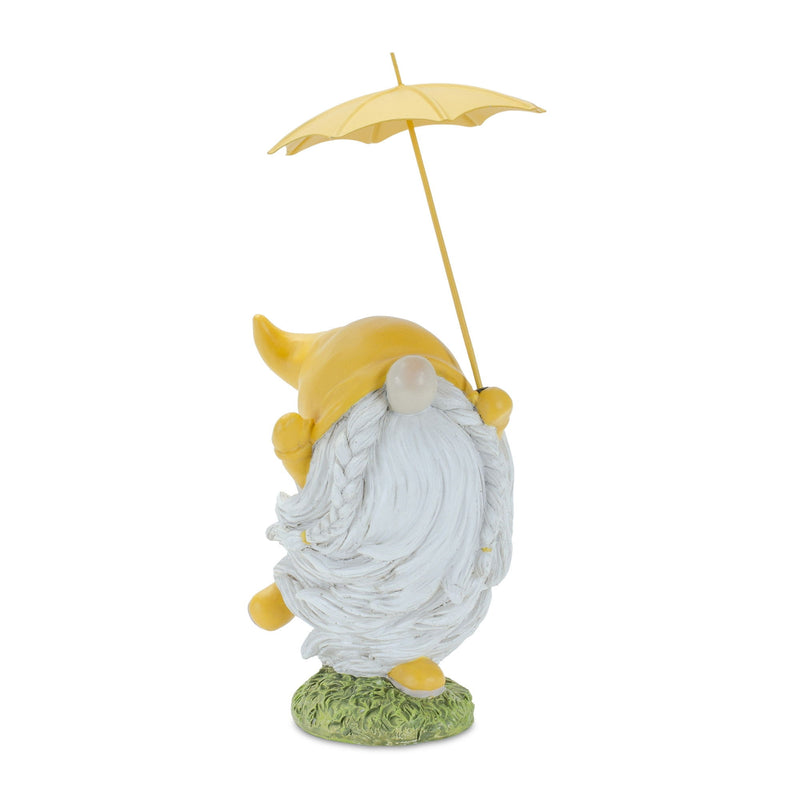 Poly Standing Gnome Tabletop Sculpture (Set of 4) - Yellow
