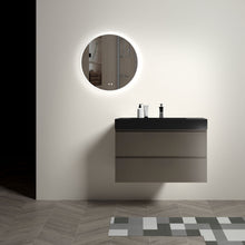 Load image into Gallery viewer, Alice - Bathroom Vanity With Sink, Large Storage Wall Mounted Floating Bathroom Vanity For Modern Bathroom, One-Piece Sink Basin Without Drain And Faucet
