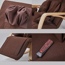 Load image into Gallery viewer, Full Massage Function Air Pressure Comfortable Relax Rocking Chair, Lounge Chair Relax Chair With Cushion - Brown
