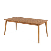 Load image into Gallery viewer, Dining Table 8 Person Outdoor Table, Farmhouse Furniture For Patio, Garden, Backyard - Teak
