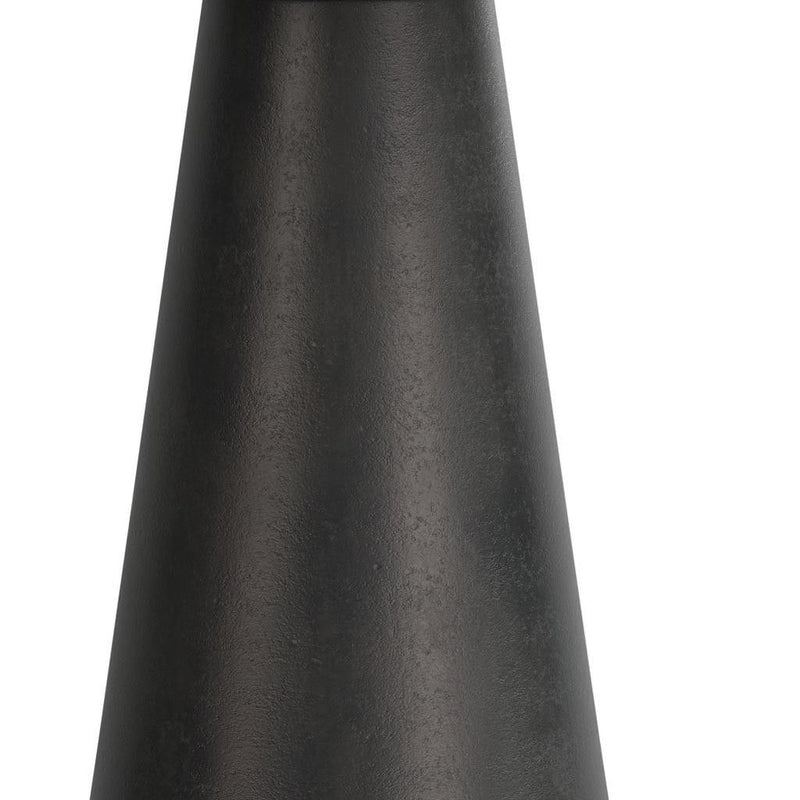 19" Aluminum Round End Table - Graphite