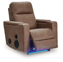 Load image into Gallery viewer, Lorrenton - Caramel - Glider Power Recliner With Audio System
