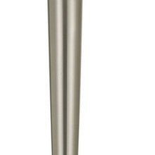 Load image into Gallery viewer, Metal USB Table Lamp With Off-White Empire Shade - Nickel
