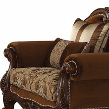 Load image into Gallery viewer, Velvet Damask Club Chair - Brown
