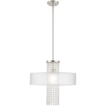 Load image into Gallery viewer, 28'' Dimmable Chandelier With Shades - Nickel
