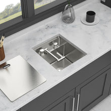 Load image into Gallery viewer, Modern Undermount Bar Sink With Folding Faucet
