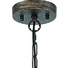 Load image into Gallery viewer, Candle Style Six Light Metal Dimmable Chandelier - Black / Gold

