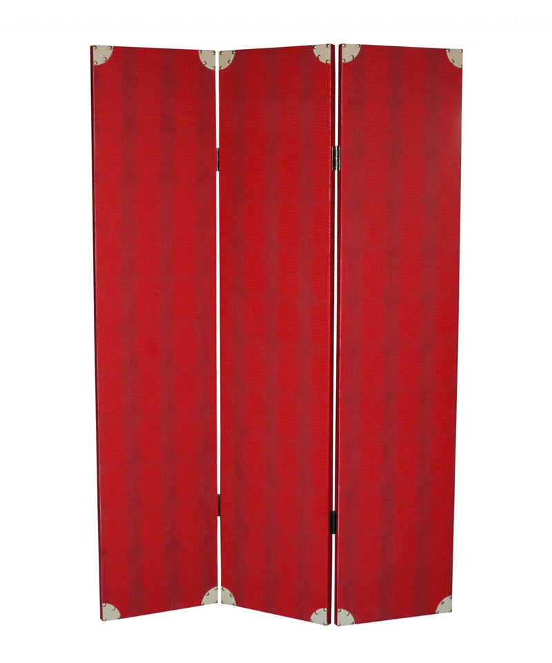 47" x 71" Wood Screen - Red
