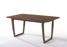 Load image into Gallery viewer, 63" Walnut Rectangular Dining Table
