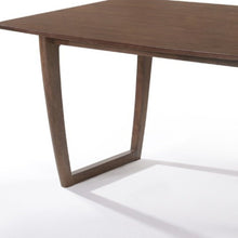 Load image into Gallery viewer, 63" Walnut Rectangular Dining Table
