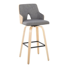 Load image into Gallery viewer, Stella - Contemporary Fixed Height Barstool With Swivel Square Footrest (Set of 2)
