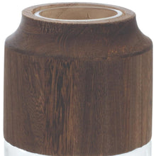 Load image into Gallery viewer, Round Table Vase With - Brown / Clear
