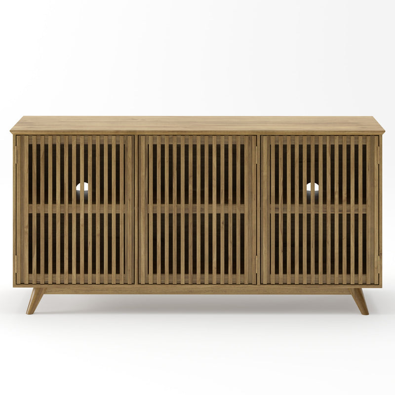 TV Stand With Adjustable Shelf - Natural
