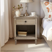 Load image into Gallery viewer, Victoria - Nightstand With Open Storage
