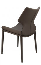 Load image into Gallery viewer, Faux Leather Wrapped Dining Chairs (Set of 2) - Gray
