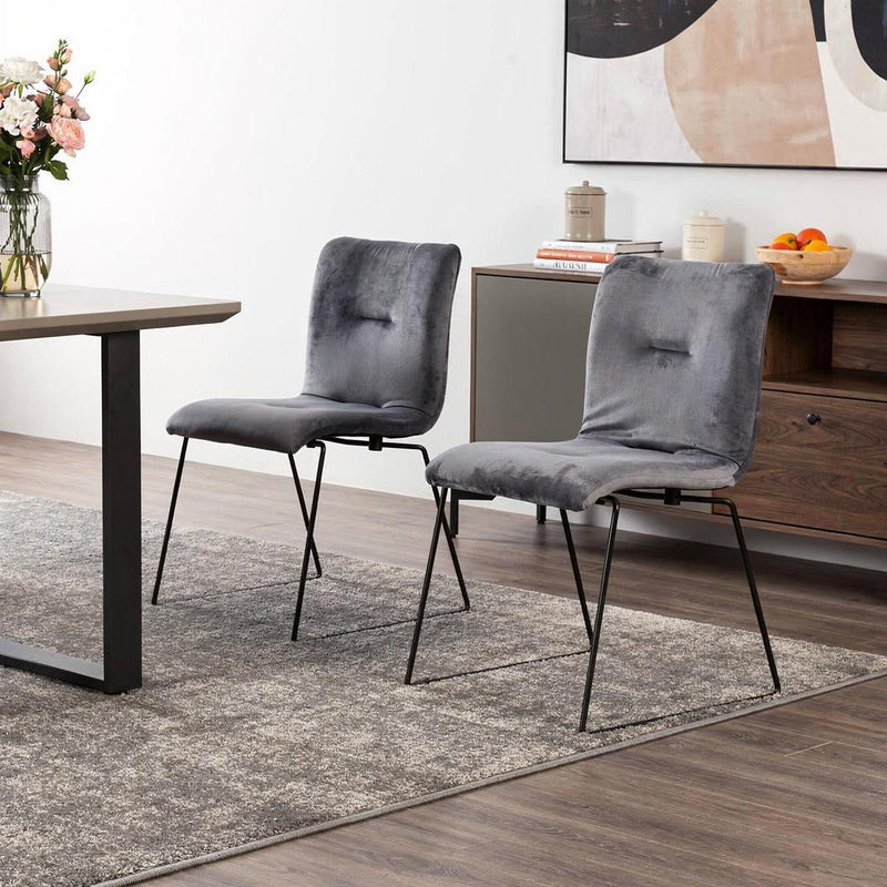 Dining Chairs (Set of 2) - Gray