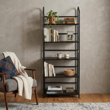 Load image into Gallery viewer, Five Tier Bookcase (469090) - Black
