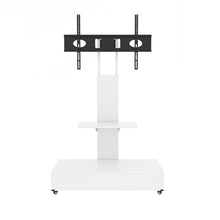 Load image into Gallery viewer, Adjustable Height Mobile TV Cart
