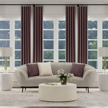 Load image into Gallery viewer, Aura - Upholstered Curved Sofa And Tapered Legs - Beige
