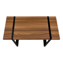 Load image into Gallery viewer, 49" Brown and Black Computer Desk
