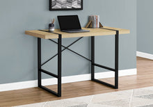 Load image into Gallery viewer, 49" Natural and Black Computer Desk
