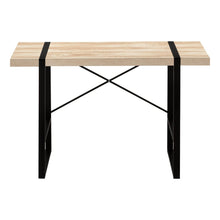 Load image into Gallery viewer, 49" Natural and Black Computer Desk
