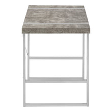 Load image into Gallery viewer, 49" Gray and Silver Computer Desk
