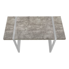 Load image into Gallery viewer, 49" Gray and Silver Computer Desk
