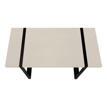 Load image into Gallery viewer, 49" Taupe and Black Computer Desk
