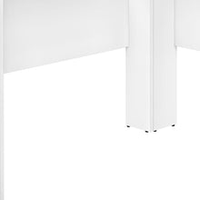 Load image into Gallery viewer, 47" White Wood Corner Computer Desk
