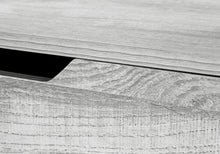 Load image into Gallery viewer, 47" Gray and Black Wood and Metal H-Shape Computer Desk With Two Drawers
