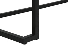Load image into Gallery viewer, 42" Gray and Black Wood and Metal Sled Computer Desk

