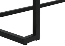 Load image into Gallery viewer, 42" White and Black Wood and Metal Sled Computer Desk
