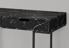 Load image into Gallery viewer, 47" Black and White Wood and Metal H-Shape Computer Desk With Two Drawers
