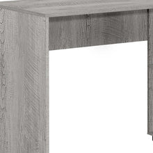 Load image into Gallery viewer, 46" Gray Wood L Shape Computer Desk
