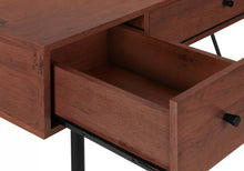 Load image into Gallery viewer, 47" Brown and Black Computer Desk With Three Drawers
