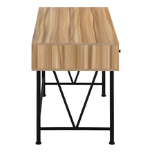 Load image into Gallery viewer, 47" Brown and Black Computer Desk With Three Drawers
