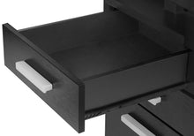 Load image into Gallery viewer, 47" Black Computer Desk With Three Drawers
