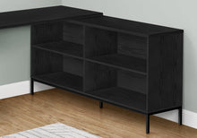 Load image into Gallery viewer, 60" Black L Shape Computer Desk With Three Drawers
