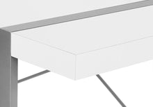 Load image into Gallery viewer, 49" White and Gray Computer Desk
