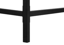 Load image into Gallery viewer, 47" Gray and Black Wood and Metal H-Shape Computer Desk With Two Drawers
