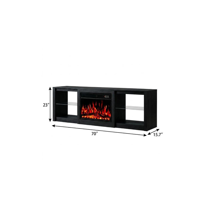 Fireplace Entertainment Center With Fireplace (734207) - Black