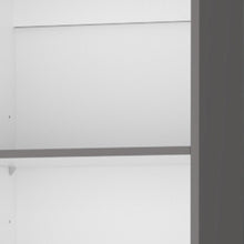 Load image into Gallery viewer, Five Tier Bookcase (546196) - Gray / White
