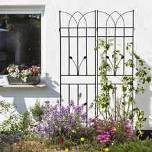 Load image into Gallery viewer, Metal Garden Trellis Rustproof For Climbing Plants Outdoor Flower Support
