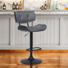 Load image into Gallery viewer, 46" Swivel Adjustable Height Bar Chair - Gray
