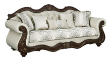 Load image into Gallery viewer, Pierce - Sofa With 5 Pillows - Beige / Cherry
