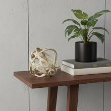 Load image into Gallery viewer, Mache Decorative Orb - Beige
